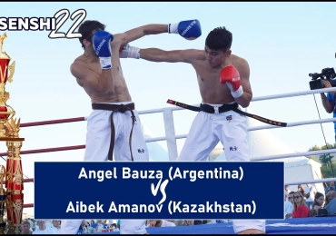 KWU SENSHI World Cup, Final -75 kg, Angel Bauza (Argentina) - Aibek Amanov (Kazakhstan)