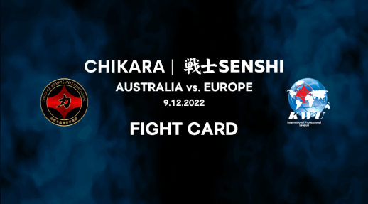Fight Card CHIKARA | SENSHI Australia vs Europe