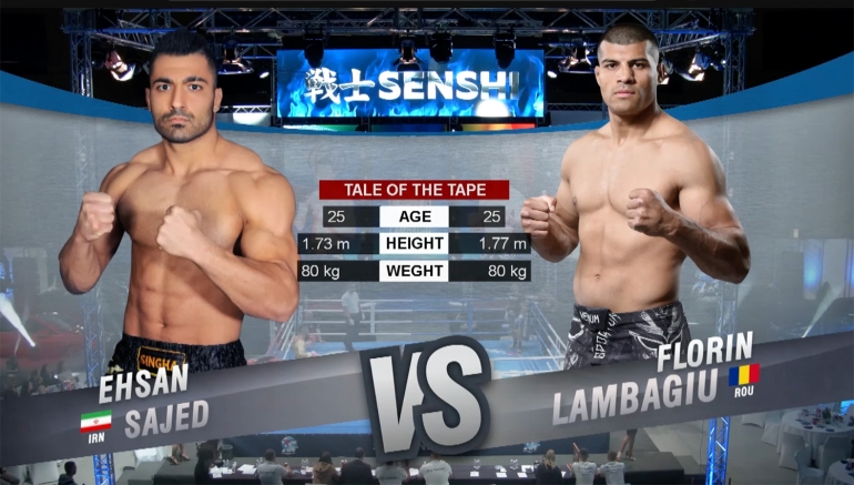 SENSHI 11: Florin Lambagiu (Romania) vs Ehsan Sajed (Iran)