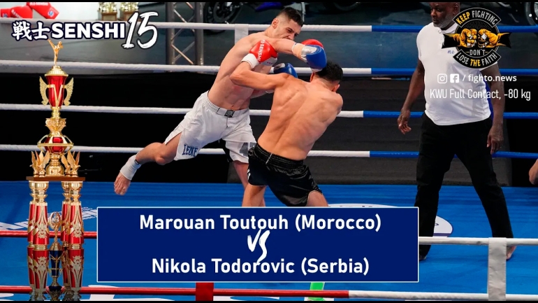 SENSHI 15: -80 kg, Marouan Toutouh (Morocco) vs Nikola Todorovic (Serbia)