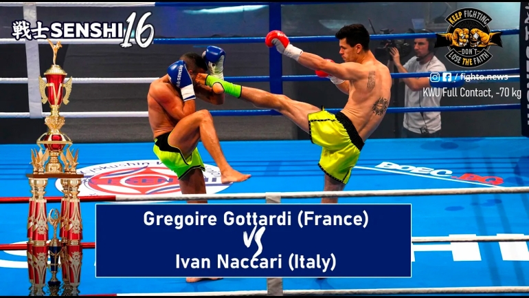 SENSHI 16: -70 kg, Gregoire Gottardi (France) vs Ivan Naccari (Italy)