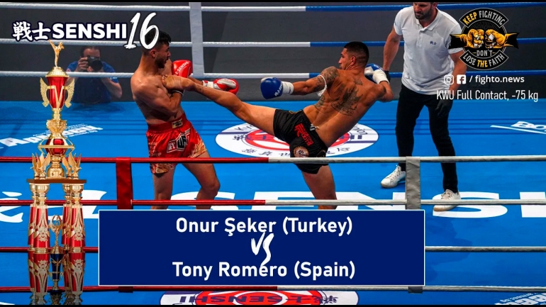 SENSHI 16: -75 kg, Onur Şeker (Turkey) vs Tony Romero (Spain)