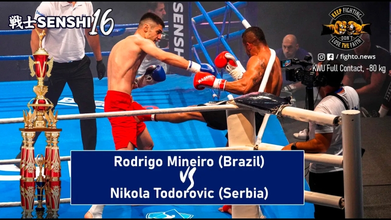 SENSHI 16: -80 kg, Rodrigo Mineiro (Brazil) vs Nikola Todorovic (Serbia)