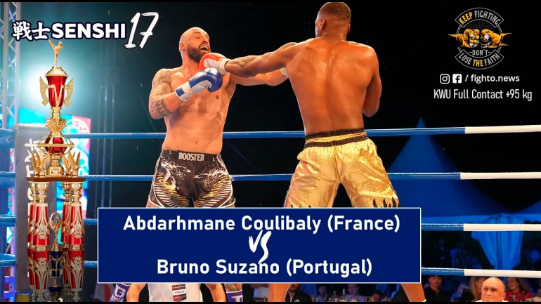 SENSHI 17: +95kg, Abdarhmane Coulibaly (France) vs Bruno Suzano (Portugal)