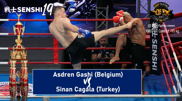SENSHI 19: Asdren Gashi (Belgium) vs Sinan Cagala (Turkey) | KWU FULL CONTACT