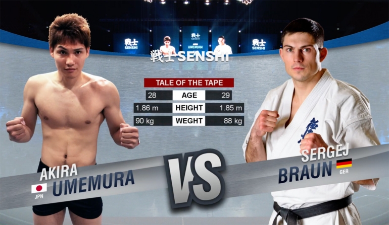 SENSHI 2: Sergej Braun (Germany) vs Akira Umemura (Japan)