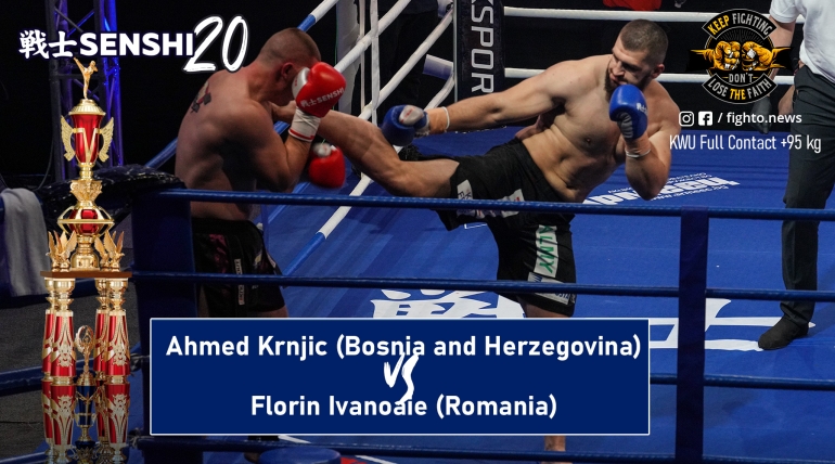SENSHI 20: +95kg, Ahmed Krnjic (BiH) vs Florin Ivanoaie (Romania) | KWU FULL CONTACT