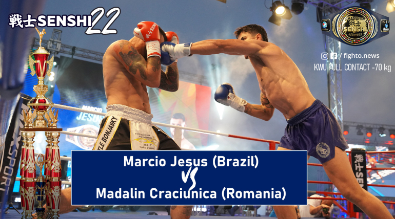 SENSHI 22: -70 kg, Marcio Jesus (Brazil) vs Madalin Craciunica (Romania)