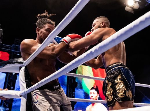 SENSHI 22: Jimmy Livinus knocked out Mbamba Cauwenbergh in the first round (Video)