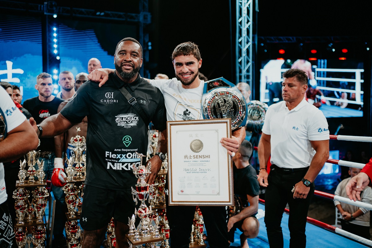 SENSHI 23 "Fighting Spirit" award Abdelilah Azzouzi