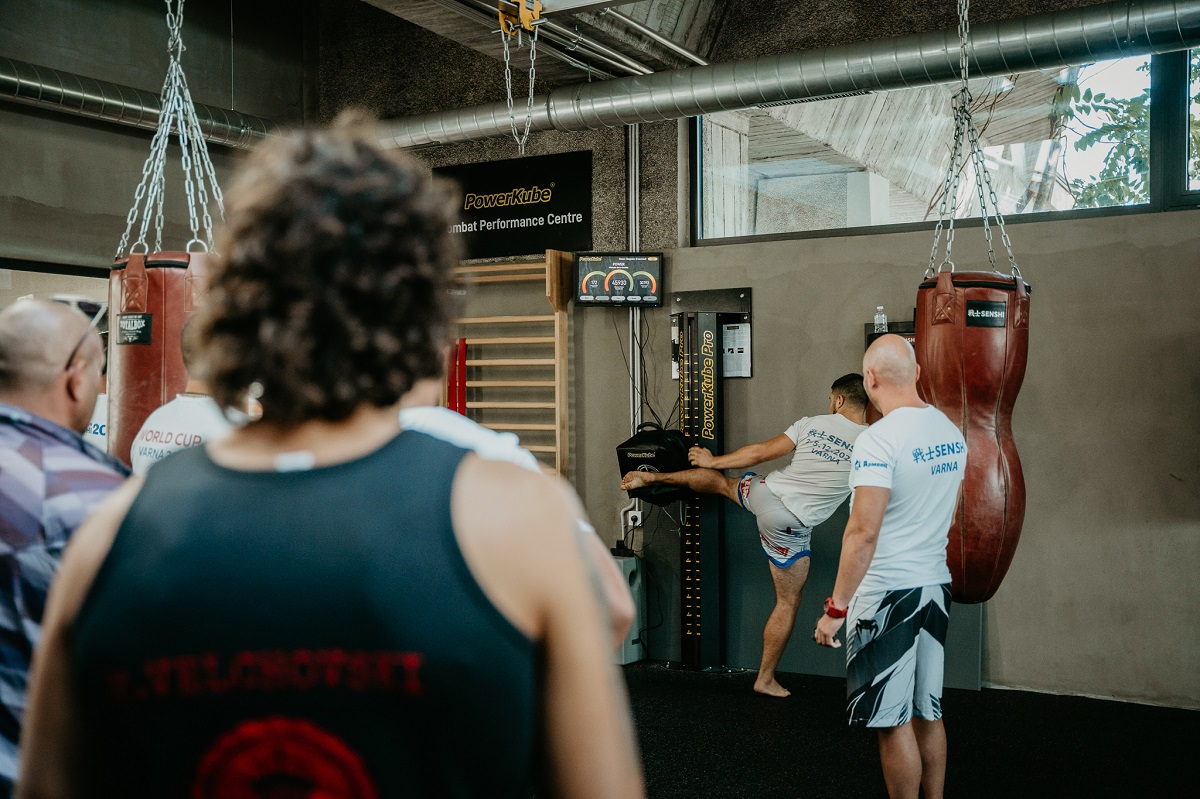 Top fighters using the PowerKube at SENSHI GYM