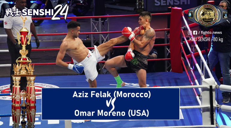 SENSHI 24: -80 kg, Aziz Felak (Morocco) vs Omar Moreno (USA)