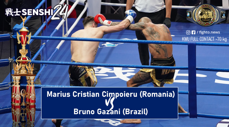 SENSHI 24: -70 kg, Marius Cristian Cimpoieru (Romania) vs Bruno Gazani (Brazil)