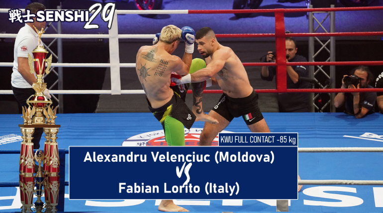 SENSHI 29: -85 kg Alexandru Velenciuc (Moldova) vs Fabian Lorito (Italy) | KWU Full Contact