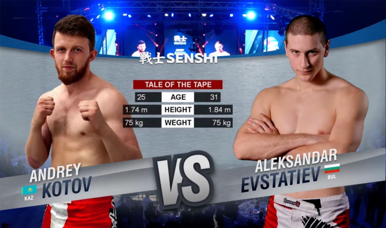 SENSHI 4: Andrey Kotov (Kazakhstan) vs Aleksander Evstatiev (Bulgaria)