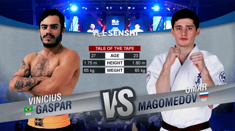 SENSHI 4: Omar Magomedov (Russia) vs Vinicius Gaspar (Brazil)