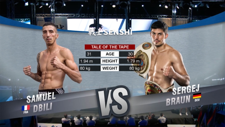 SENSHI 9: Sergej Braun (Germany) vs Samuel Dbili (France)